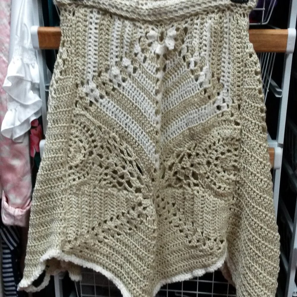 hand crochet skirt